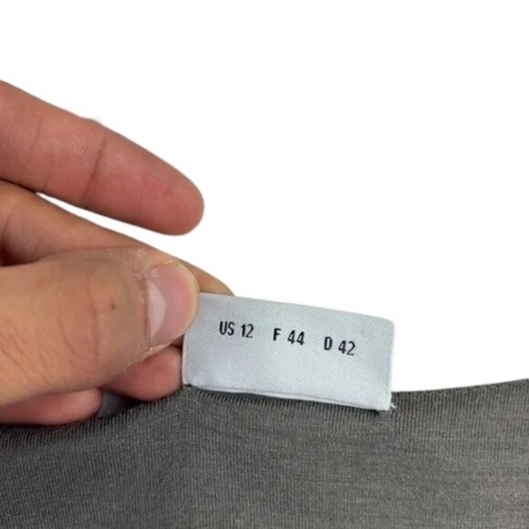 Akris Punto grey modal long sleeve sweater size 12 - Picture 8 of 9